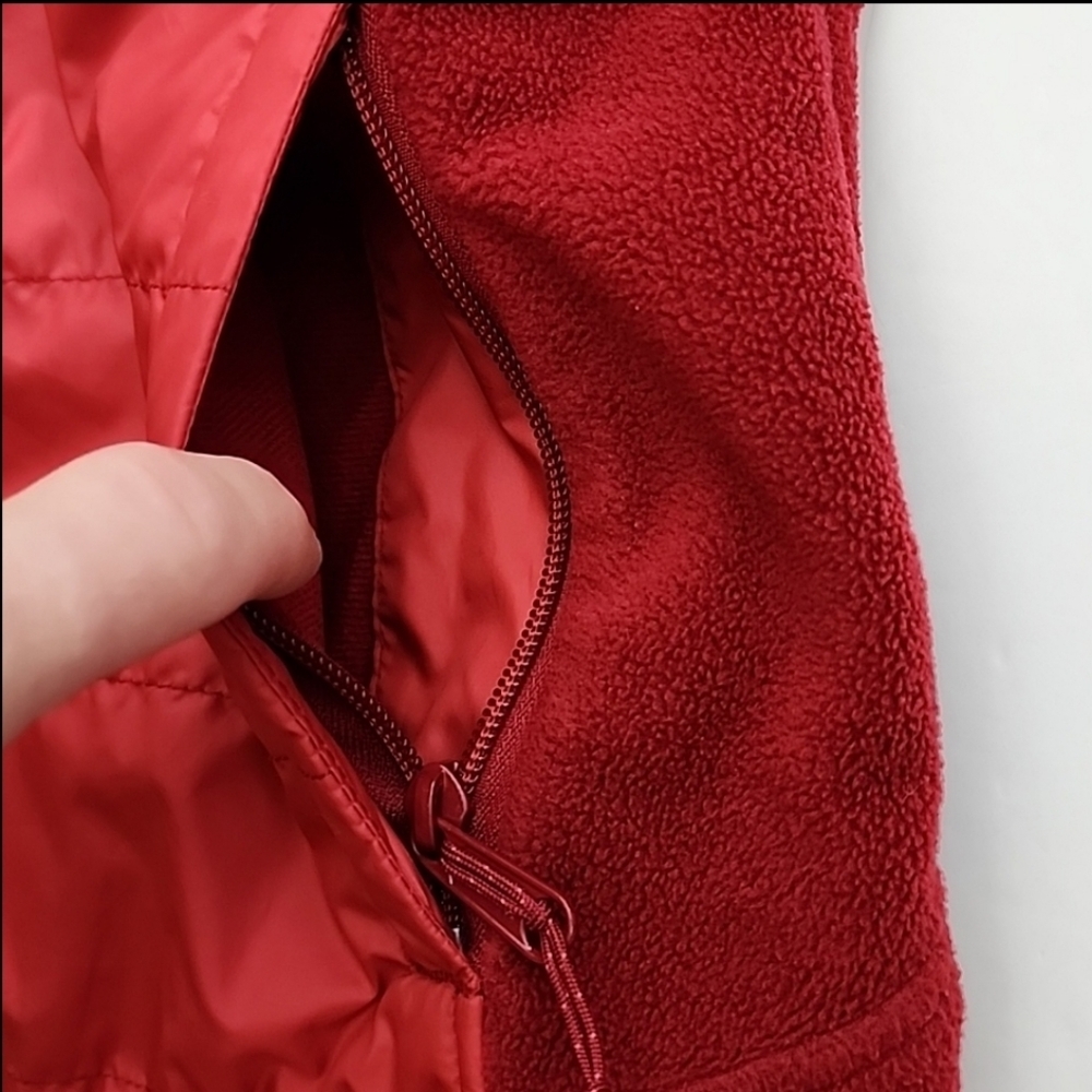 Columbia Women's Classic Fit Omni-Shield Basin Butte Fleece Jacket Red M - Picture 8 of 16